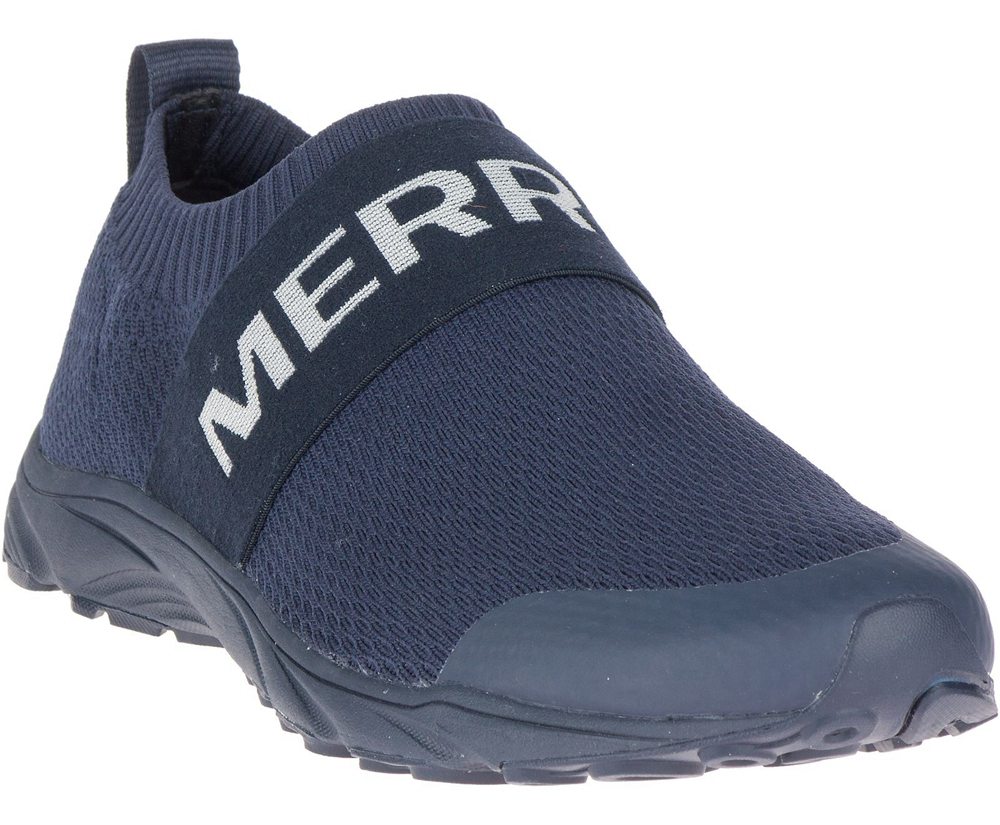 Merrell Barefoot Sko Herre - Tirana Laceless - Mørkeblå - QUV871064